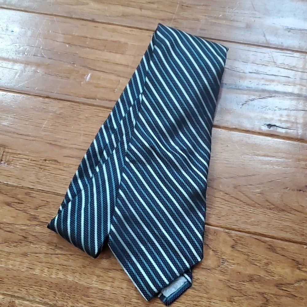 John W. Nordstrom silk blue power tie